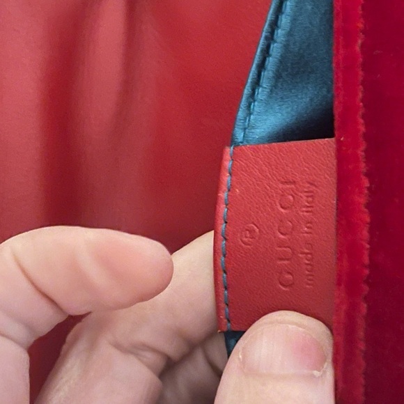 Gucci Marmont Red Crossbody Bag - Picture 8 of 9